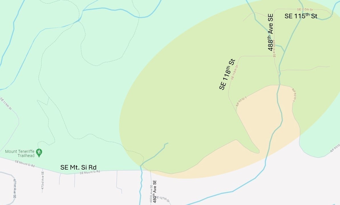 Upper Mt Si East past 473rd